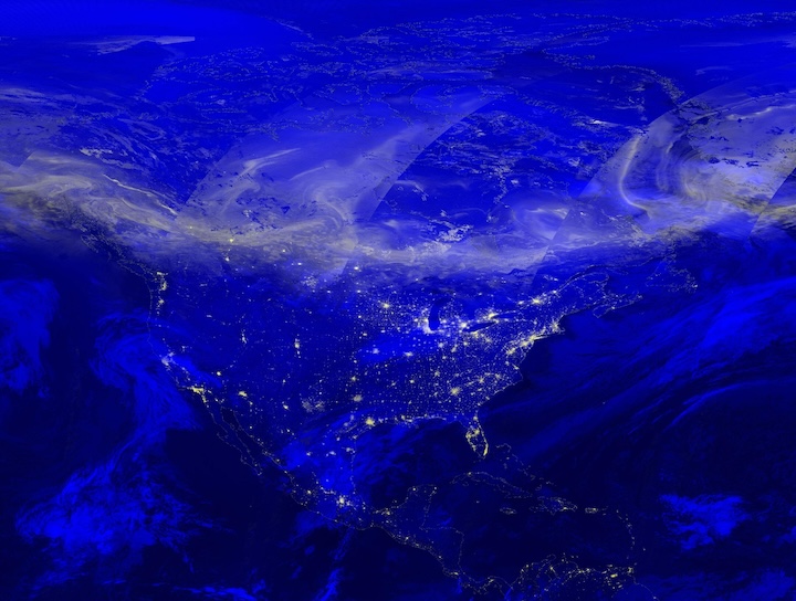 Aurora Borealis Over North America | NASA Earthdata