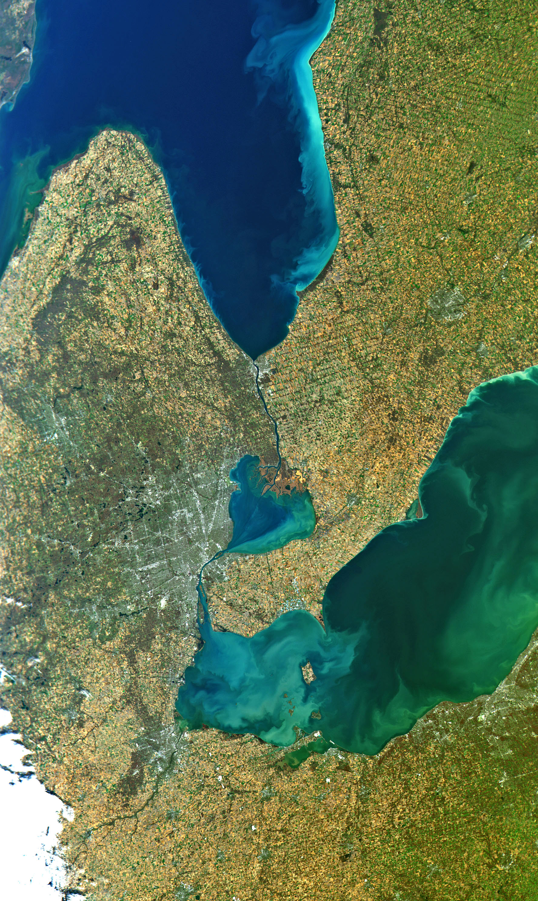 Lake Huron & western Lake Erie, USA/Canada