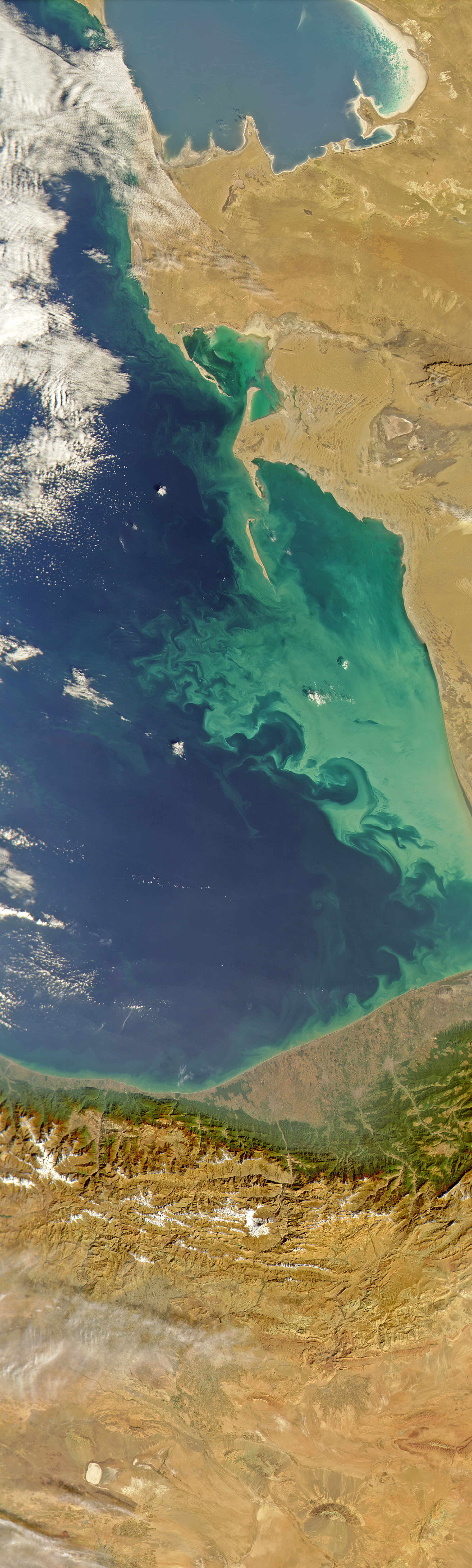 Tehran and Caspian Sea