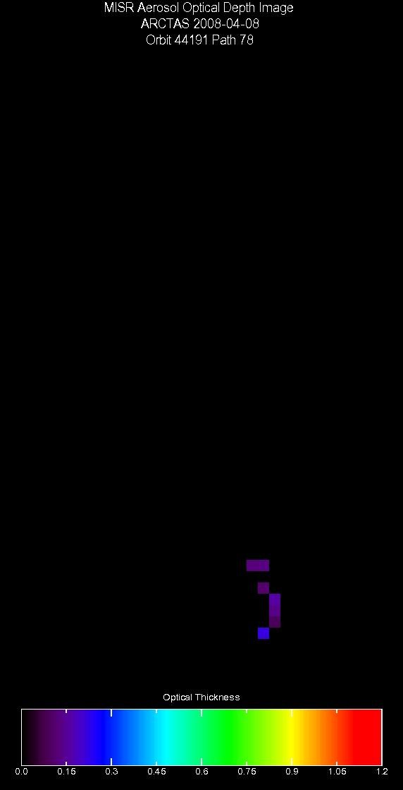 Apr. 8, 2008, Aerosol Optical Depth 17.6 km