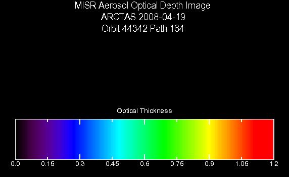 Apr. 19, 2008, Aerosol Optical Depth 17.6 km