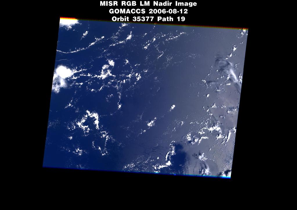 Gulfshelfe: Aug. 12, 2006, Nadir Camera 275 m Local