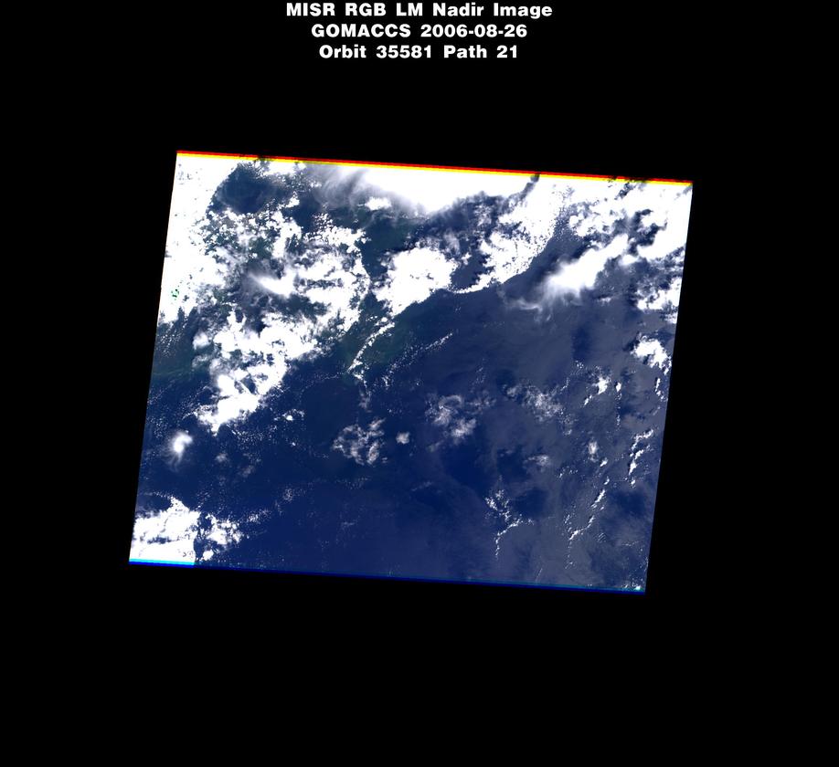 Gulfshelfe: Aug. 26, 2006, Nadir Camera 275 m Local