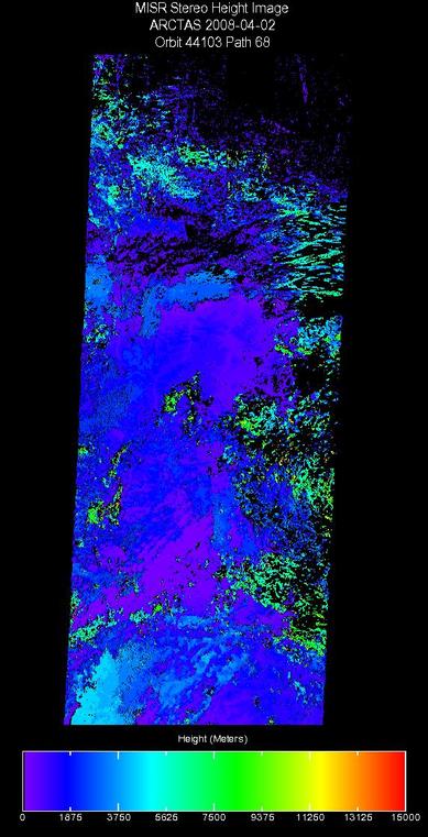Apr. 2, 2008, Stereo Height 1.1 km