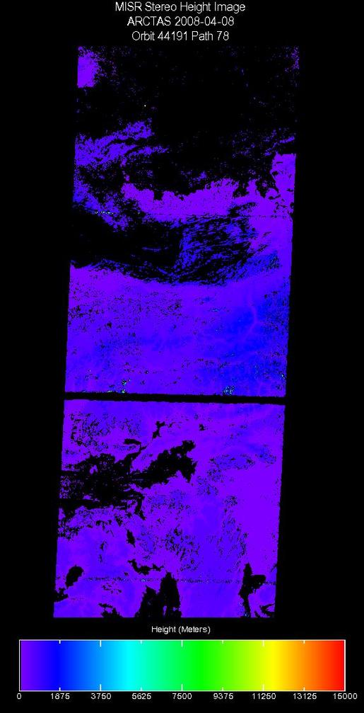 Apr. 8, 2008, Stereo Height 1.1 km