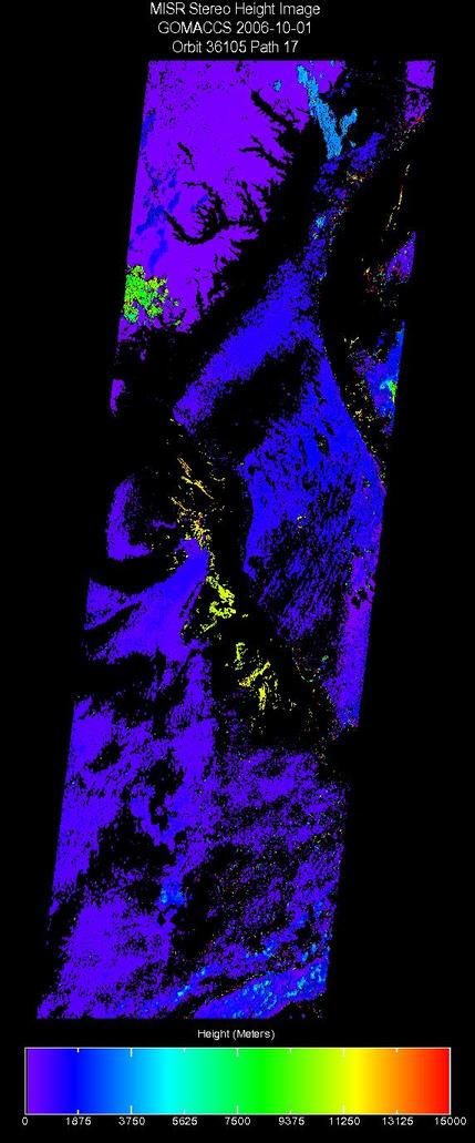 Oct. 1, 2006, Stereo Height 1.1 km