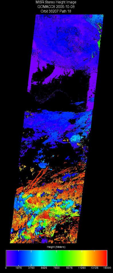 Oct. 8, 2006, Stereo Height 1.1 km