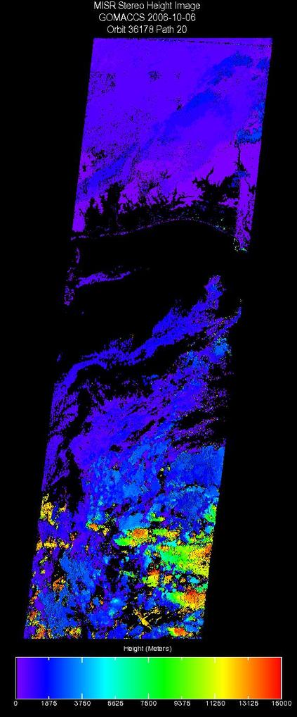 Oct. 6, 2006, Stereo Height 1.1 km
