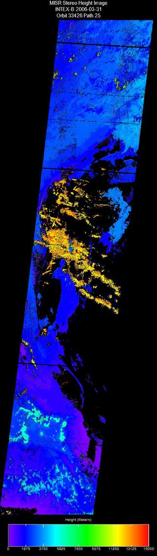 Veracruz: Mar. 31, 2006, Stereo Height 1.1 km