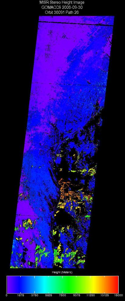 Sept. 30, 2006, Stereo Height 1.1 km