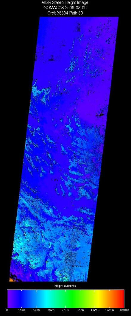 Aug. 9, 2006, Stereo Height 1.1 km