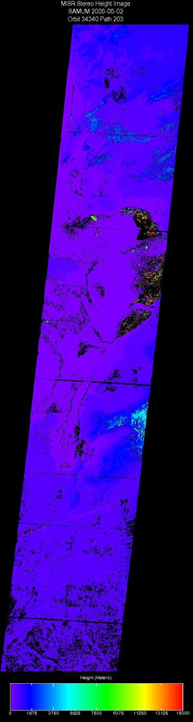 June 2, 2006, Stereo Height 1.1 km