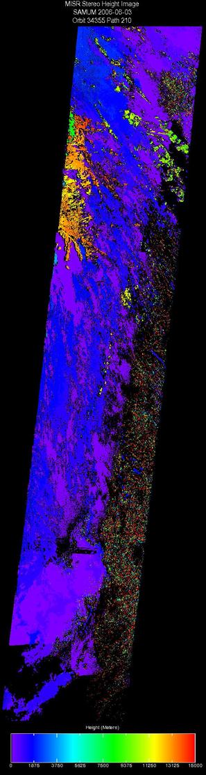 June 3, 2006, Stereo Height 1.1 km