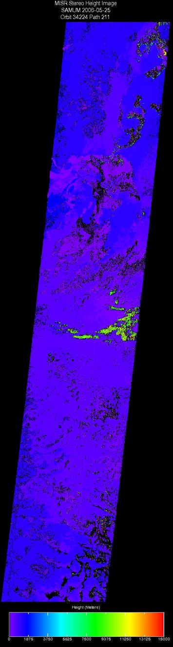 May 25, 2006, Stereo Height 1.1 km