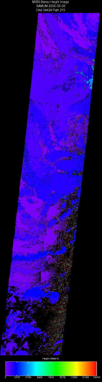 June 8, 2006, Stereo Height 1.1 km
