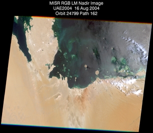 ArRuwais: Aug. 16, 2004, Nadir Camera 275 m Local