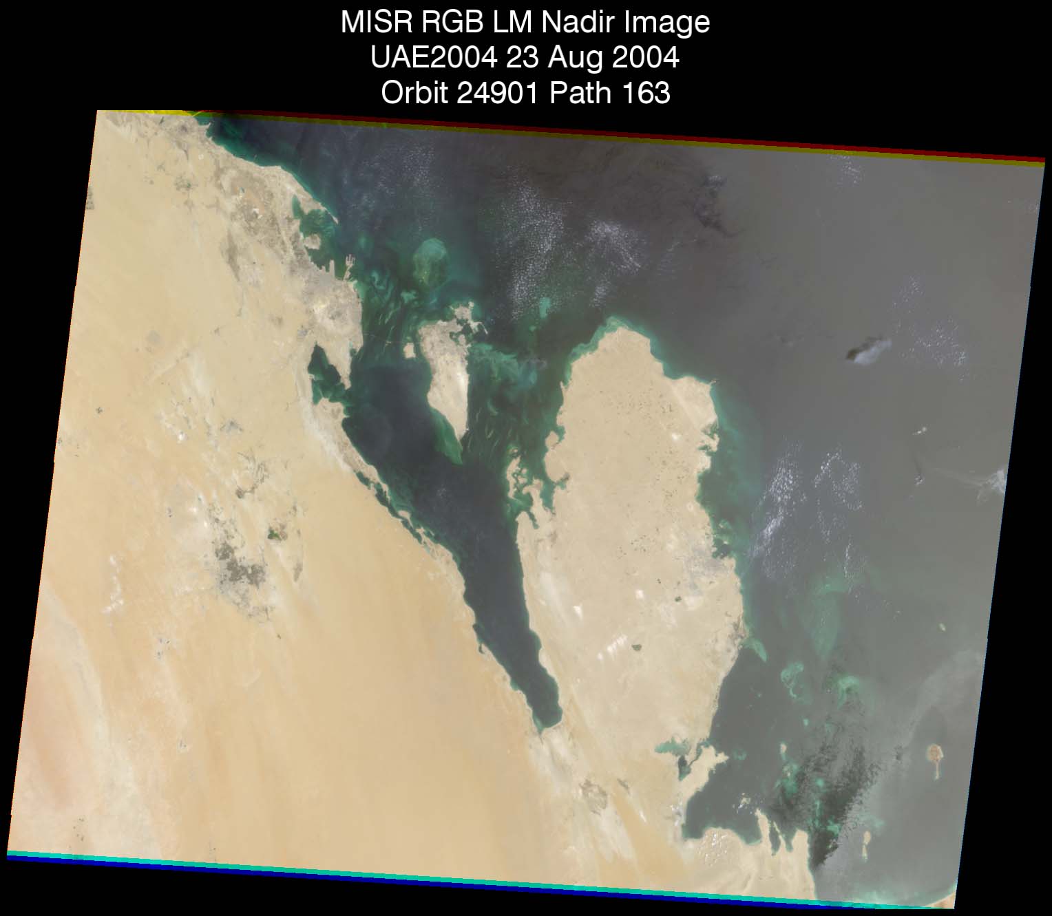 Qatar: Aug. 23, 2004, Nadir Camera 275 m Local