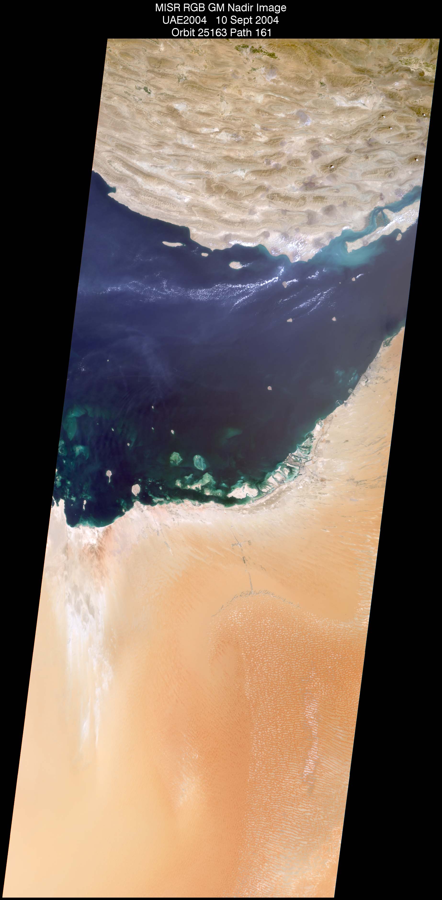 ArRuwais: Sept. 10, 2004, Nadir Camera 275 m Standard
