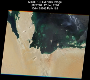 ArRuwais: Sept. 17, 2004, Nadir Camera 275 m Local
