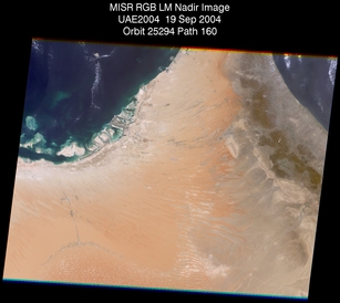 UAE_Desert: Sept. 19, 2004, Nadir Camera 275 m Local