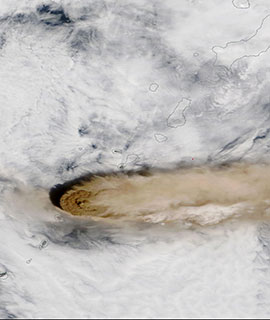 Eruption of Raikoke Volcano, Kuril Islands, Russia | NASA Earthdata