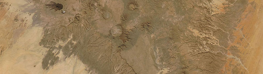 Tibesti Mountains Chad Earthdata   Tibesti Massif 4jan2015 Aqua 