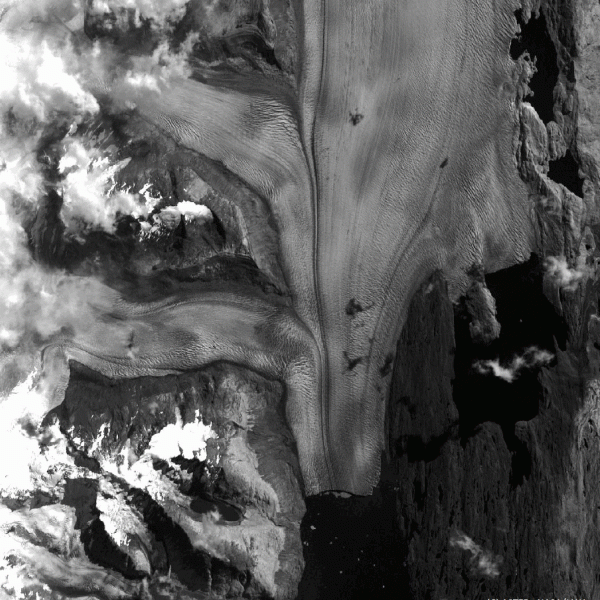 aster_UpsalaGlacier_art An animation of ASTER and Sentinel-2 imagery shows the retreat of the Upsala Glacier in Argentina between 2003 to 2024.