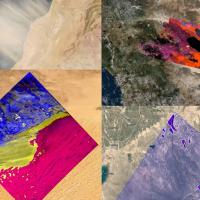 an image collage of GIS generated images