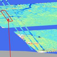 SWOT sea ice height data