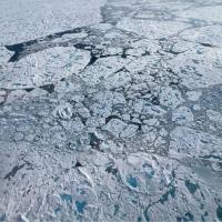 An image of the primary sea ice region of ARCSIX.