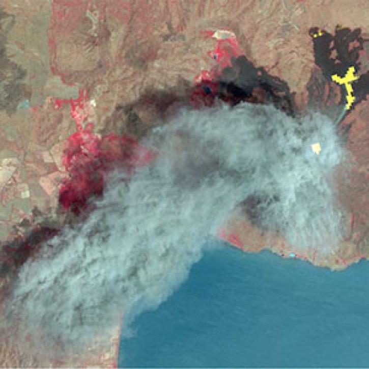 Eruption of Nicaragua’s Momotombo Volcano.