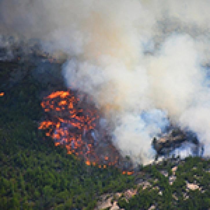 image of wildfire in Canada