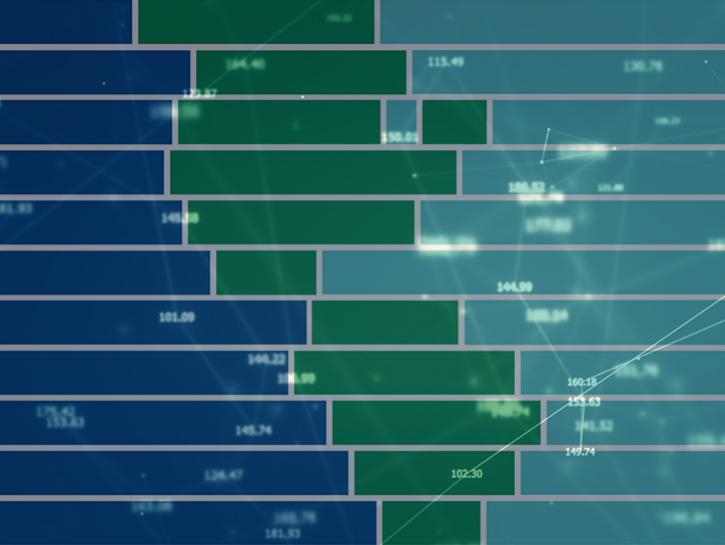 image of Earthdata graphic identifier design on top of data points