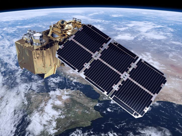 Landsat satellite with Sentinel-2 instrument