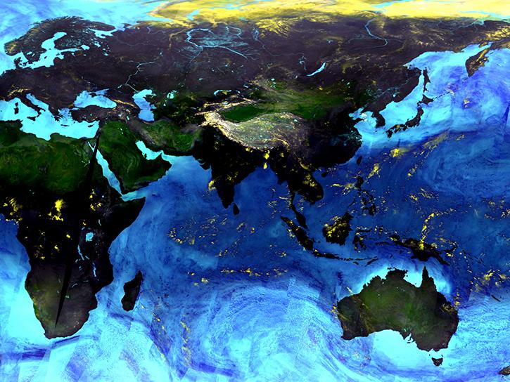 image of AMSR ocean data