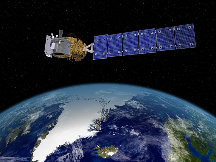 image of ICESat-2 satellite