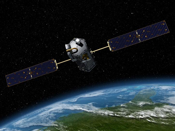 image of OCO-2 in orbit