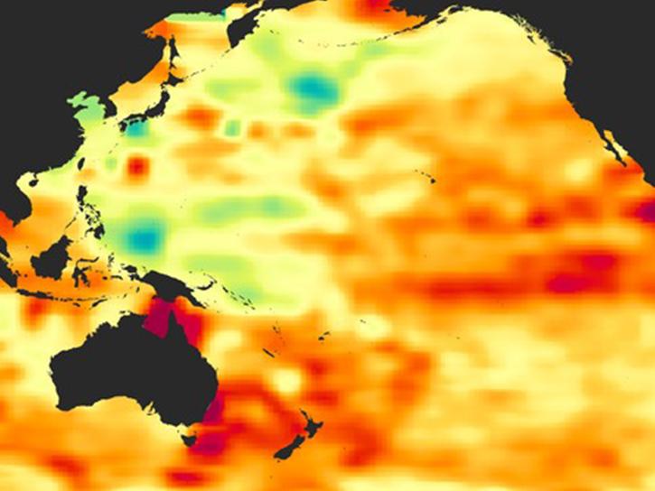image of sea surface Poseidon-4 instrument data 