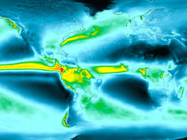 image of precipitation radar data
