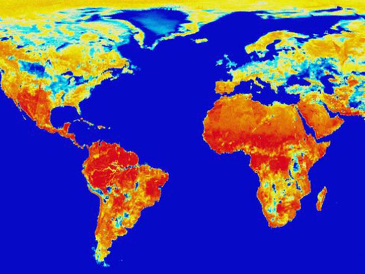 image of PSR soil moisture instrument data