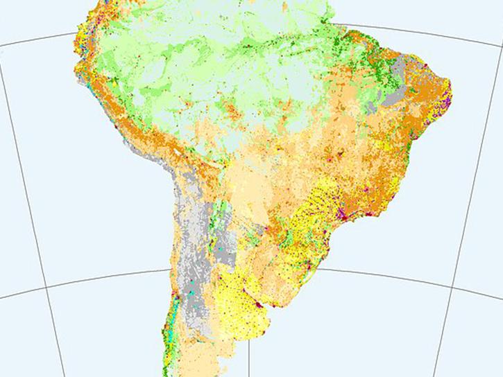 image of SEDAC population data