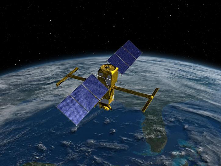 image of SWOT in orbit