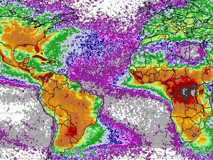 data image of lightning strikes around the world