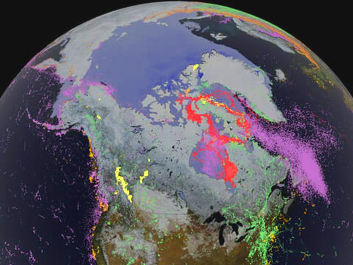 ABOVE data over the arctic region