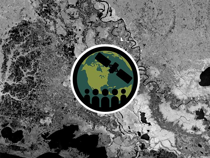 The ARSET logo overlays a black and white SAR image