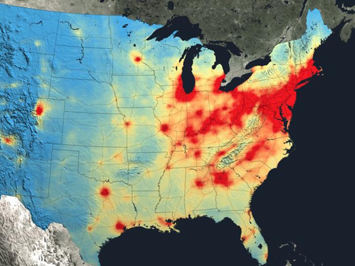 air quality over the United States