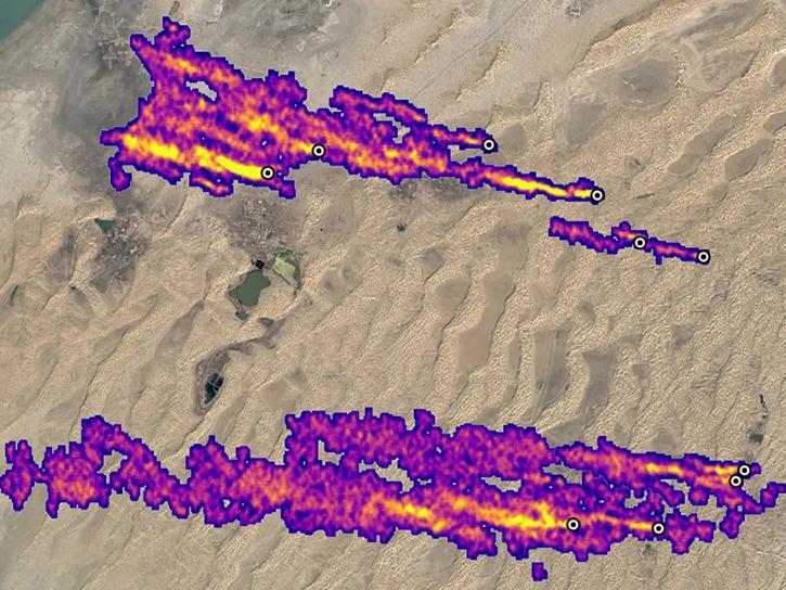 EMIT methane data