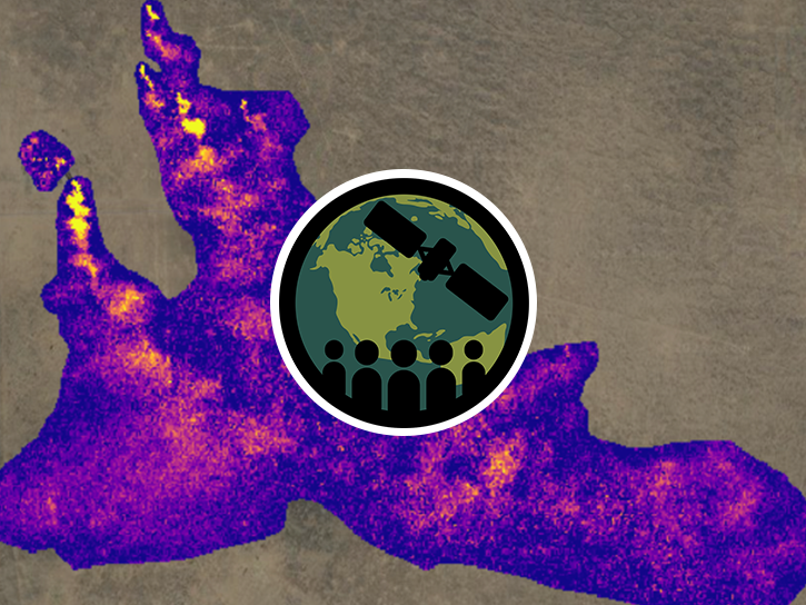 Satellite Image of a Methane Plume