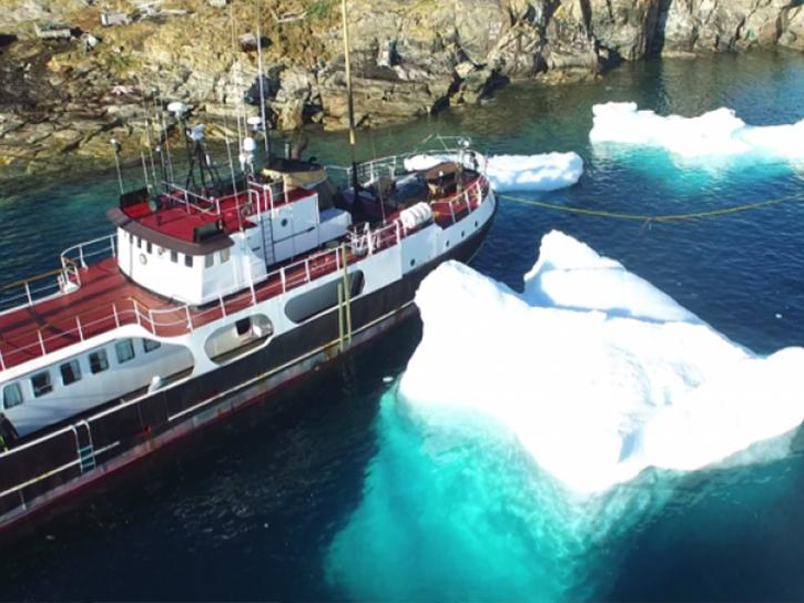 vessel from Oceans Melting Greenland project 