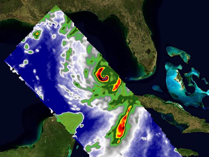 Hurricane Idalia as the storm approached the Gulf Coast of Florida on Aug. 29, 2023.